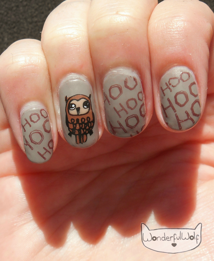 Owl stamping nail art.png