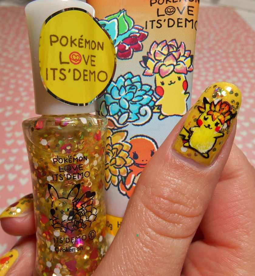 its demo pikachu hand cream and nail polish.JPG